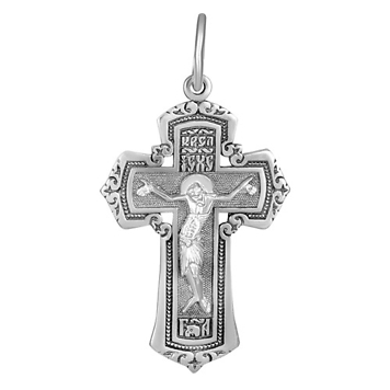 серебряный православный крест