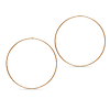 Золотые серьги-кольца | Купить сережки "Конго" из золота на Vzlate.ru