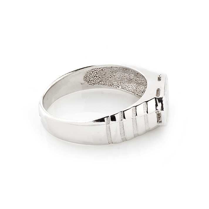 Серебряное кольцо "печатка"