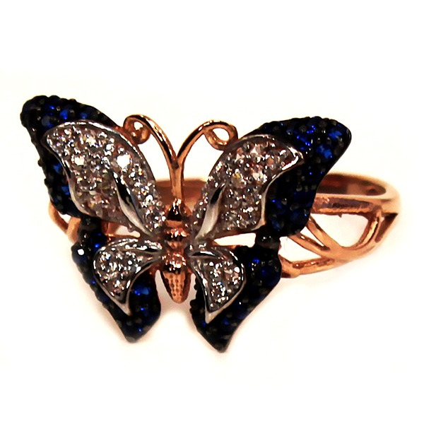Золотое кольцо бабочка