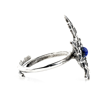 Кольцо серебряное с лазуритом