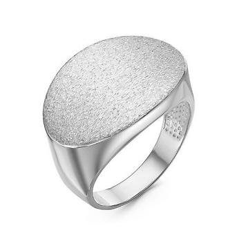Серебряное кольцо "овал" без вставок