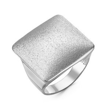 Объемное серебряное кольцо "geometric"