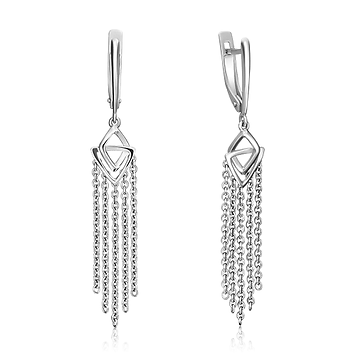 Серьги, серебро