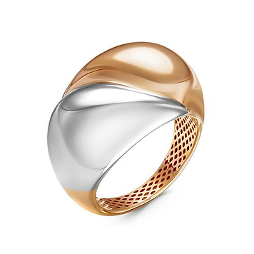 Объёмное золотое кольцо