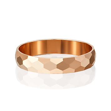 Кольцо, красное золото