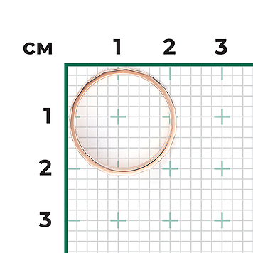 Кольцо, красное золото, белое золото