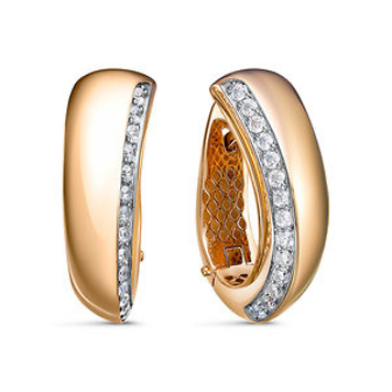 серьги золото 585 фианиты серьги золото 585 фианиты