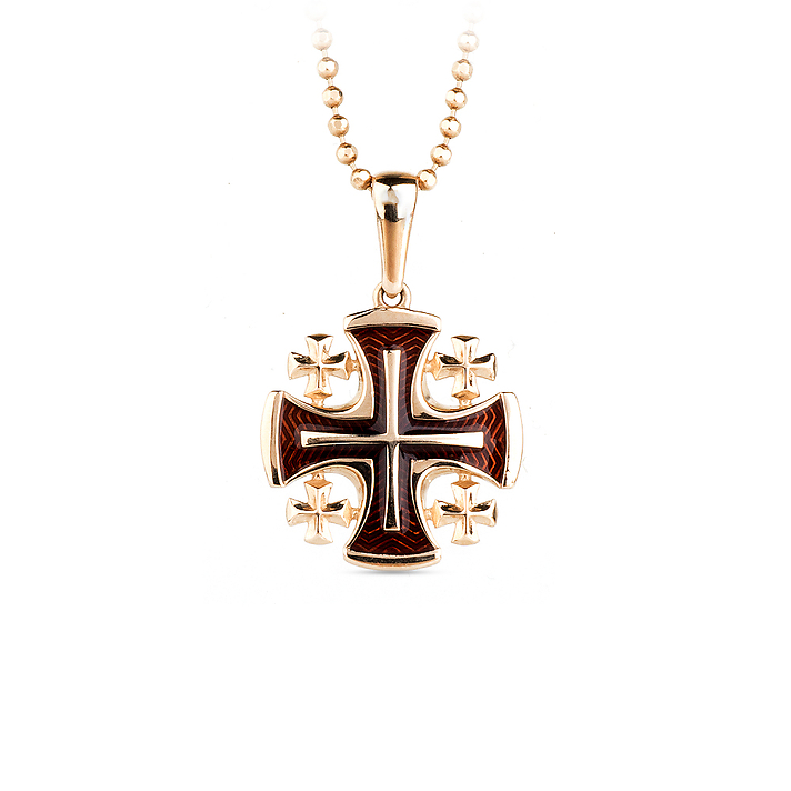 Мальтийский Георгиевский крест с эмалью