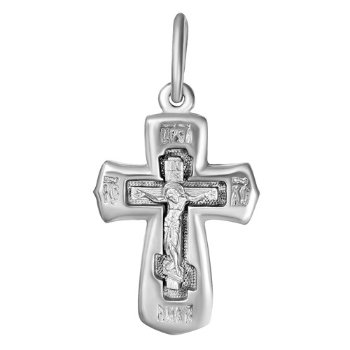 Крестик православный из серебра