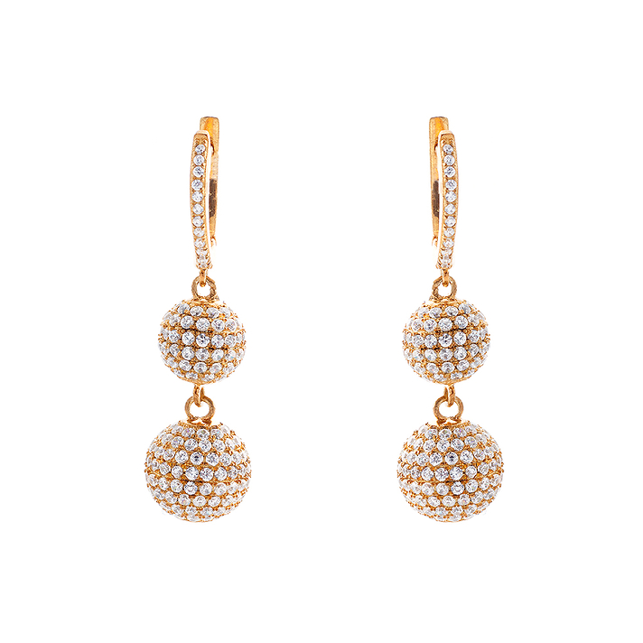 Серьги шары