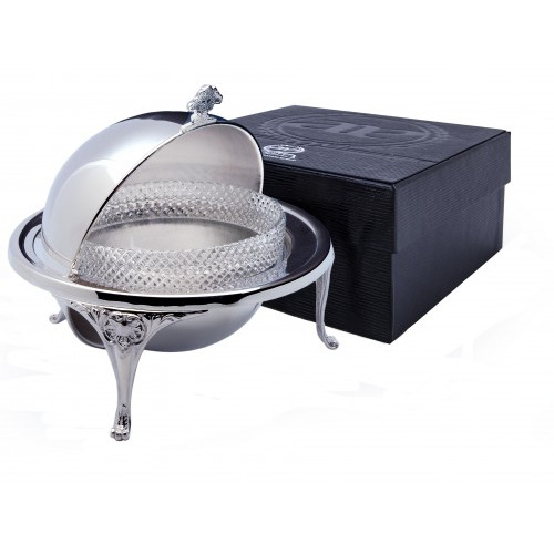 икорница серебряная "богема" икорница серебряная "богема"