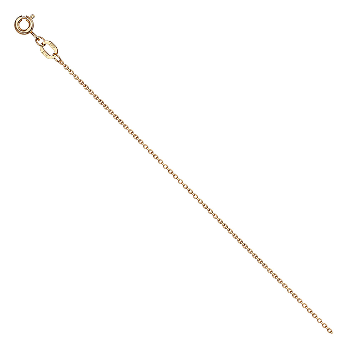 Золотая полновесная цепочка "кобра" с алмазной гранью
