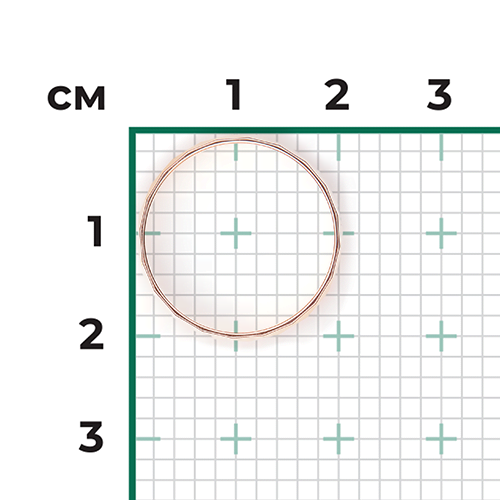 Кольцо, красное золото