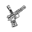кулон серебряный "пистолет-кольт"