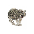 Серебро марказиты перстень "лягушка"